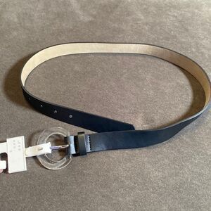 Women’s Black Belt with Clear Buckle S NWT